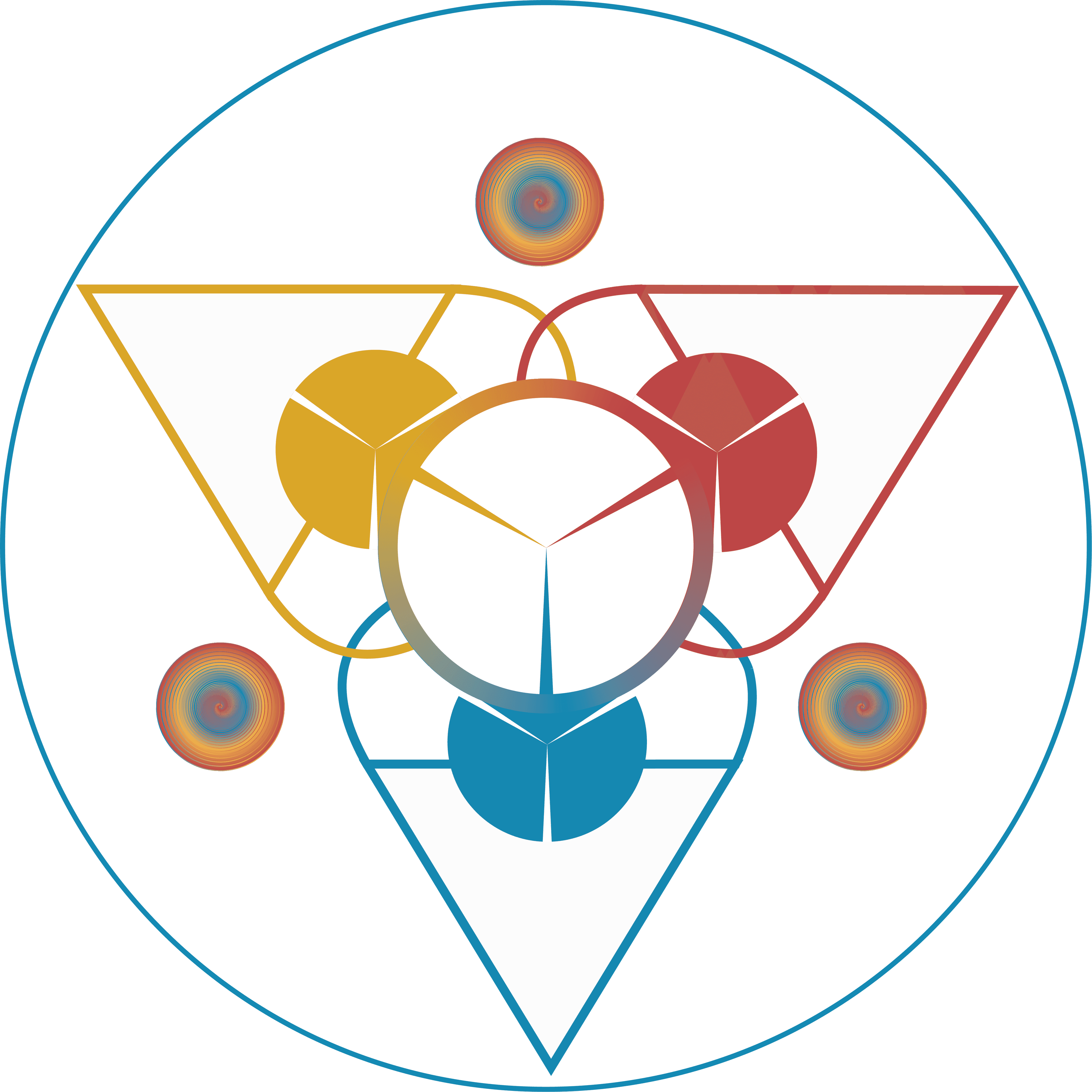 Estegua’s full-color geometric logo